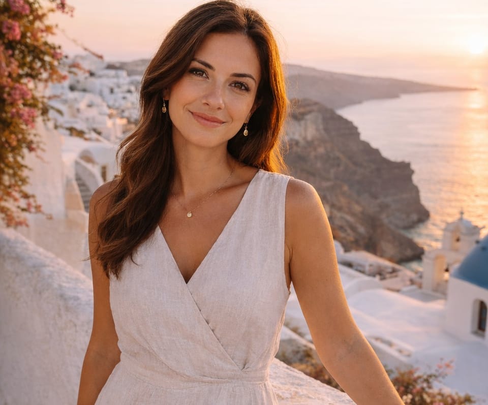 Eleni Markou, Santorini luxury travel writer and hotel curator